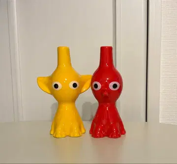 피크민 한송이 꽃병 빨간 피크민 노란 피크민 닌텐도 스토어