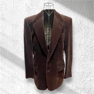 Sergio pucci 코듀로이 자켓 브라운 L 상당