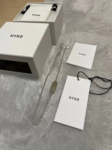 HYKE 볼 체인 목걸이 실버925