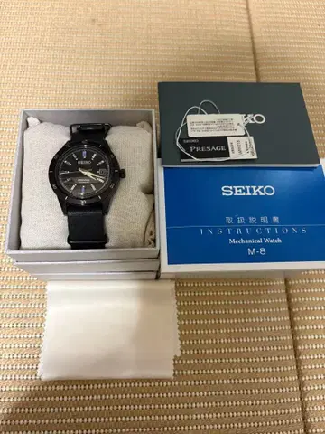 선착순 1/5까지 할인 SEIKO PRESAGE 자동 와인딩 블랙