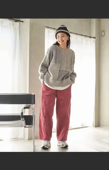 미사용 새상품 FREAK'S STORE 코듀로이 벌룬 팬츠/커브 팬츠