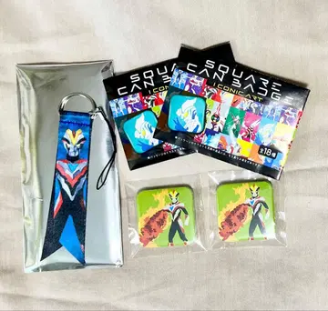 울트라맨 빅토리 굿즈 3종 세트 본핀 스트랩 캔뱃지