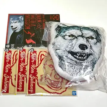 MAN WITH A MISSION 제일복권 E상 가위바위보 쿠션