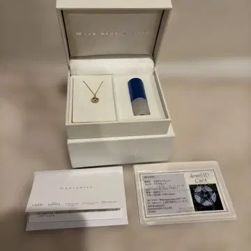 다이아몬드 별 모양 컷 펜던트 목걸이