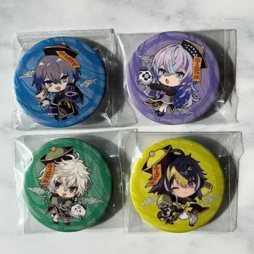 Dytica 2nd 기념일 글리터 캔뱃지 4종 세트 2주년