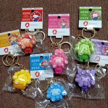 [ 미사용 새상품 ] EXPO 2025 최애 컬러 키링 6개
