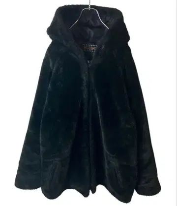 굿 디자인 구제 의류 심플 블랙 플리스 후드티 블루종 충전솜 빅 사이즈