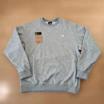 THE NORTH FACE 스몰 로고 헤더 맨투맨 크루 XL 그레이