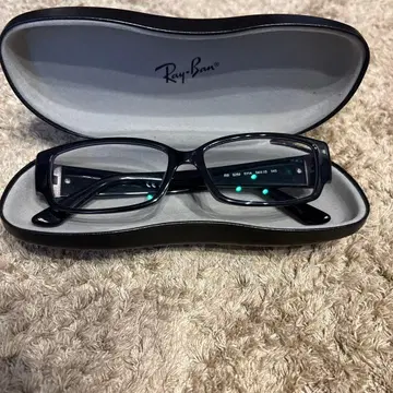 아라시 오노 모델 Ray-Ban 블랙 프레임 안경 케이스 포함