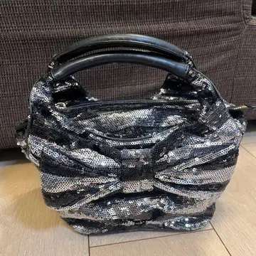 케이트 스페이드 라메 보더 핸드백 리본