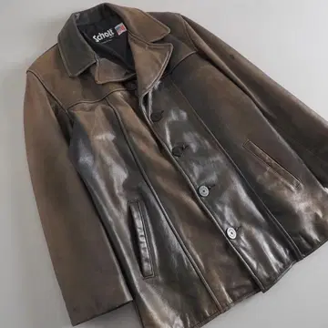 Schott 샷 카 코트 가죽 자켓