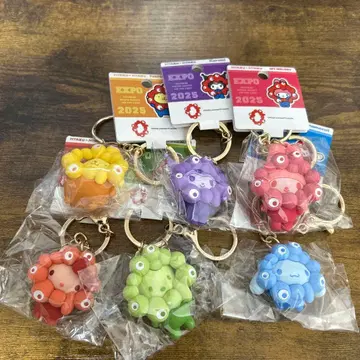 산리오 최애 컬러 미야쿠미야쿠 키링 6종