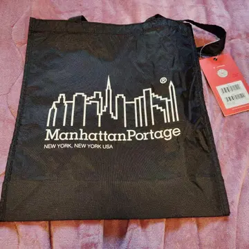[ 새상품 미사용 ] Manhattan Portage 블랙 토트백 BLK