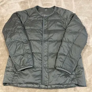 유니클로 리사이클 다운 자켓 올리브 M