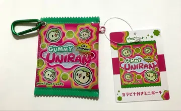 포켓몬 피카피카마트 카라비너 포함 미니 파우치 유니란