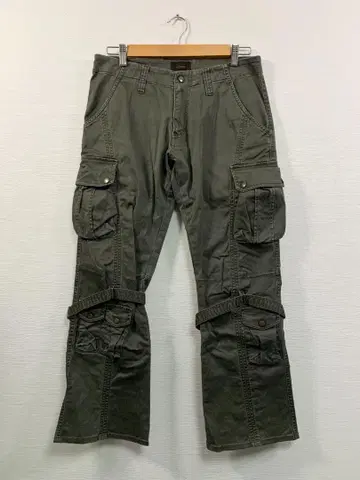 [00s TETE HOMME] Y2K 본지티 파라슈트 카고 M