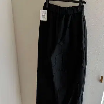 야마다야 Aga 블랙 입체 패턴 와이드 팬츠