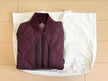 [ S 사이즈 ] UNIQLO 리사이클 하이브리드 다운 자켓 레드