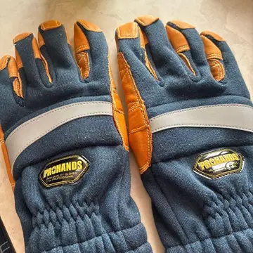 PROHANDS 작업용 장갑 네이비/오렌지