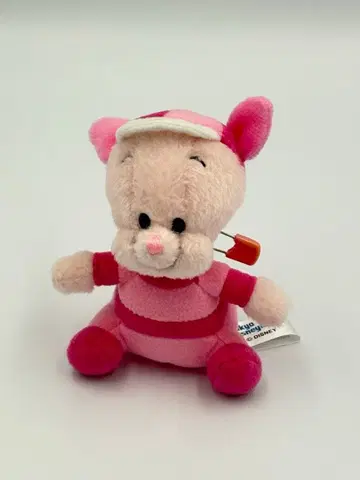 레트로 도쿄 디즈니 피글렛 봉제 인형 배지