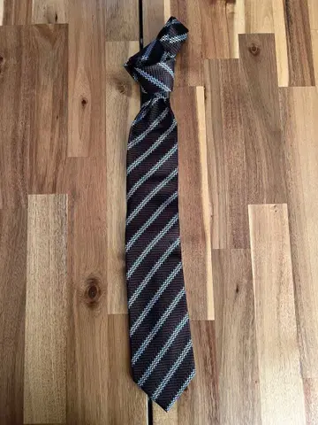 빈티지 넥타이 Ermenegildo Zegna 실크 스트라이프