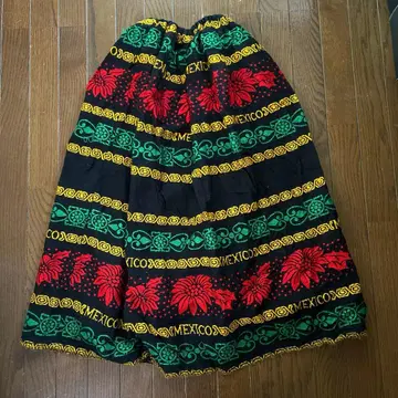 민족 Mexico 멕시칸 스커트 자수 구제 의류