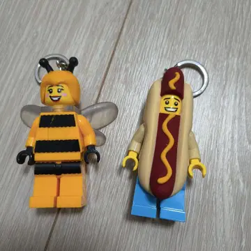 LEGO 꿀벌과 핫도그 키링