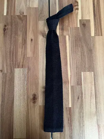 빈티지 넥타이 BARNEYS NEW YORK 블랙 니트