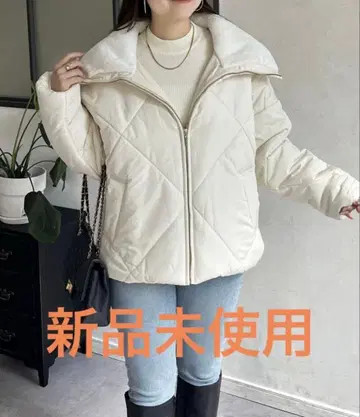 prose verse 옷깃 퍼 퀼팅 블루종 다운 새상품