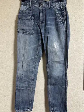 CUBE SUGAR 빈티지 가공 데님