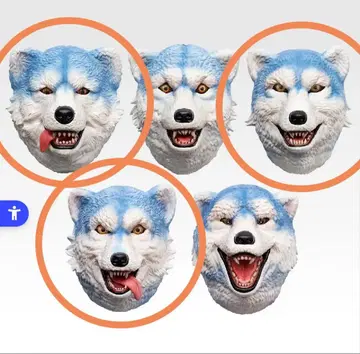 맨위즈 제일복권 H상 MWAM 페이스 마그넷 3개