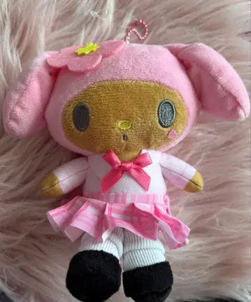 마이멜로디 마스코트 파우치 갸루2 브라운 키링