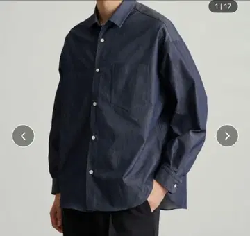 [새상품급] [PUBLIC TOKYO] 컴포트 릴랙스 데님 셔츠