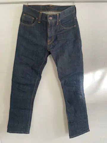 Nudie Jeans 스트레이트 데님 다크 블루
