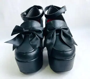 요스케 YOSUKE 통굽 펌프스 블랙