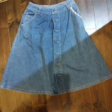 Atelier dusabon 데님 스커트 버튼 포함