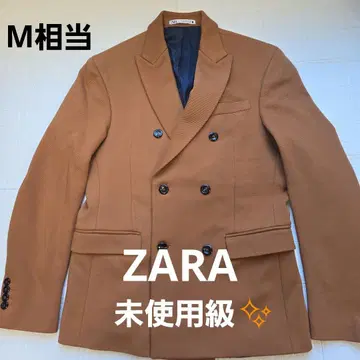 [ 미사용급 ] ZARA 자라 수트 더블 자켓 스트레치 브라운