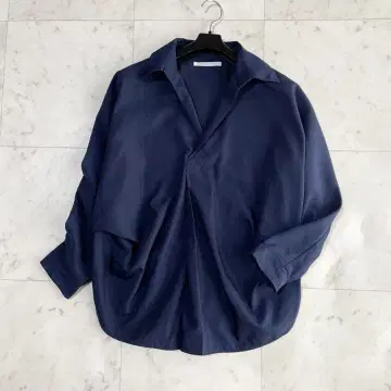 새상품급 어반 리서치 DOORS 블라우스 네이비 ONE