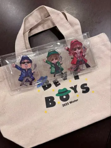 THEALFEE BEATBOYS 토트백 아크릴 스탠드 미사용 새상품