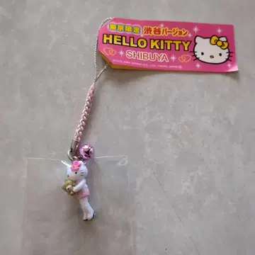 헬로키티 도쿄 한정판 시부야 버전 끈 스트랩