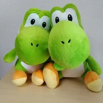 SUPER MARIO 슈퍼 마리오 요시 봉제 인형 2개 세트
