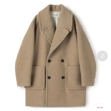 [ MACPHEE ] 금기 2025 부클레 본딩 더블 브레스트 코트