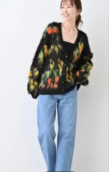 SLOBE IENA 샤기 가디건