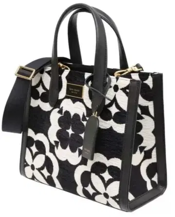 [ 미사용품 ] 케이트 스페이드 플라워 토트백 S 블랙