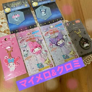 해피 홀리데이 아크릴 참 마이멜로디&쿠로미