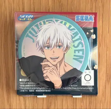 주술회전 세가 럭키 쿠지 고죠 사토루 G상 캔뱃지 오로라 ver