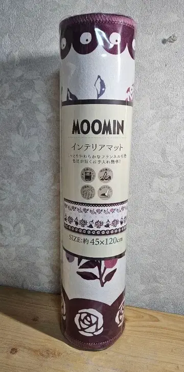 [ 새상품.미개봉 ] 요코즈나 무민 인테리어 매트 45x120 리틀 미이