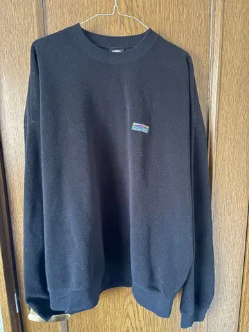 블랙 크루넥 트레이닝복