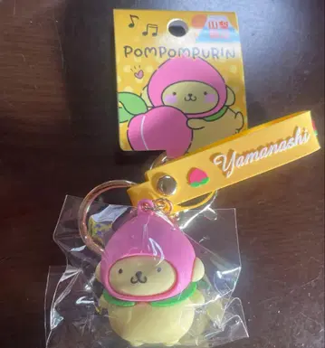 폼폼푸딩 복숭아 입체 키링