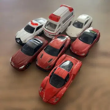 미니카 세트 7대 경찰 차량 구급차